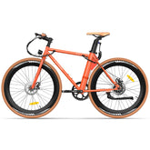 Electric Bike FAFREES F1 10AH - 250W Motor 36V10AH Battery 27.5 Inch Tires Mechanical Disc Brakes - Orange